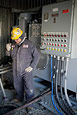 Worker At Lock 8